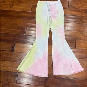 Tie-Dye Flared Pants